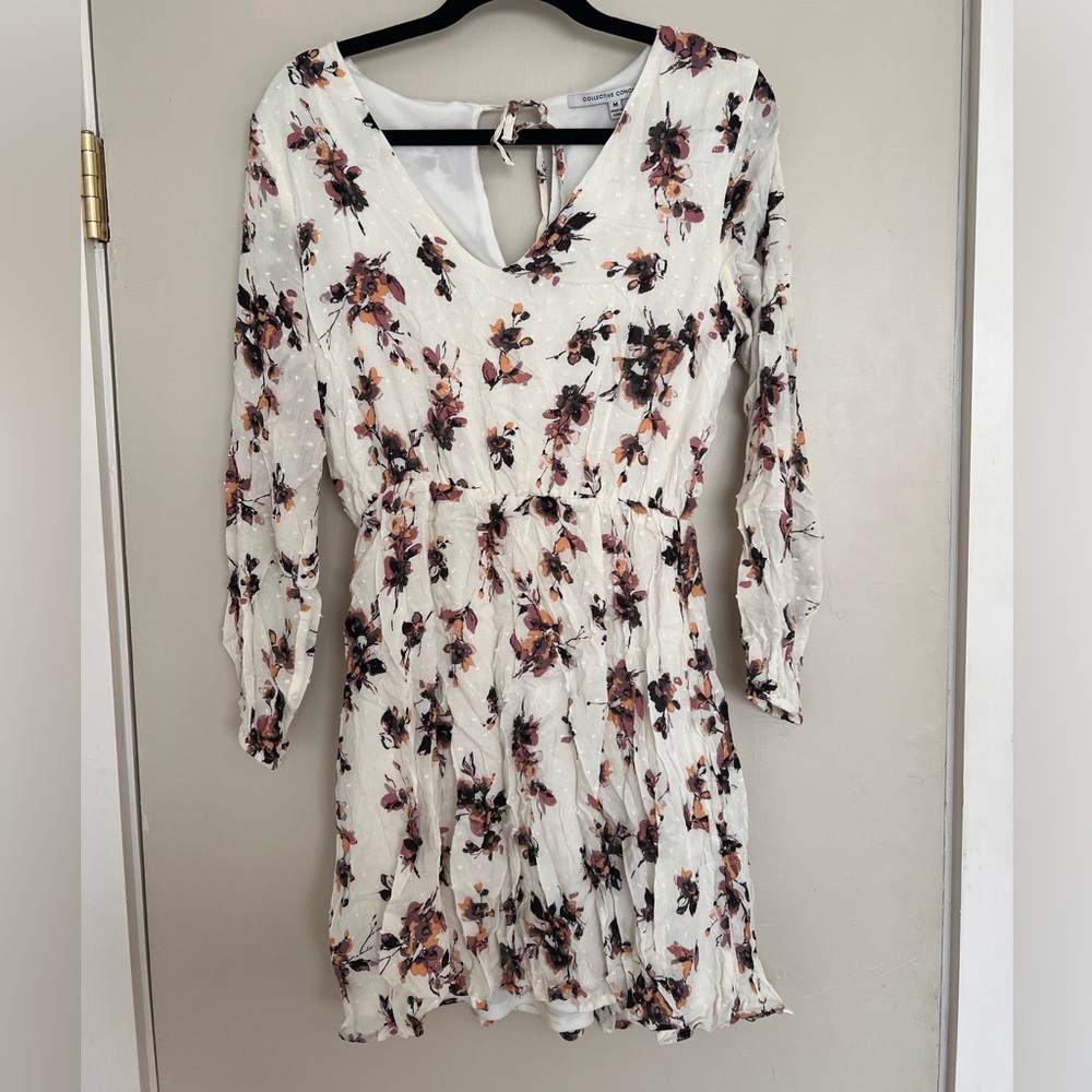 Long sleeve floral dress